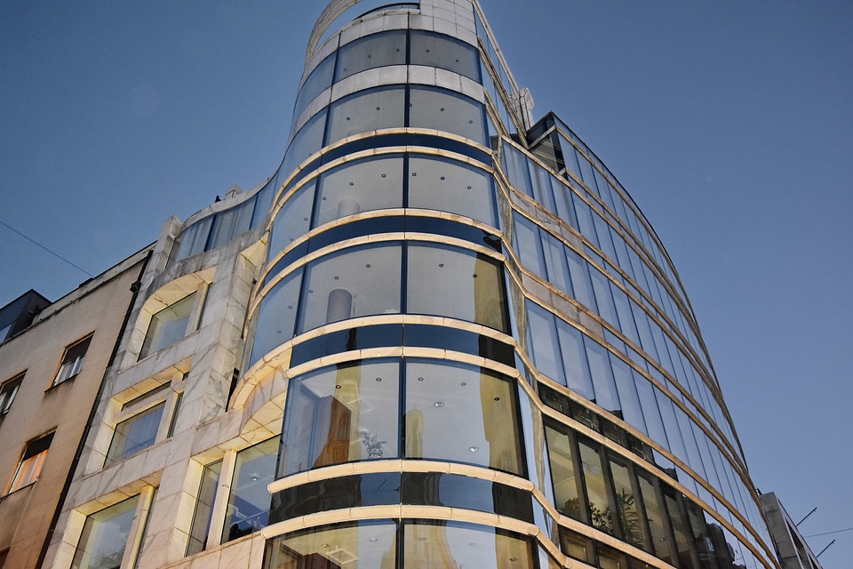 Skyscraper tower office