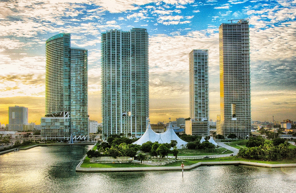 Architecture skyscraper building
