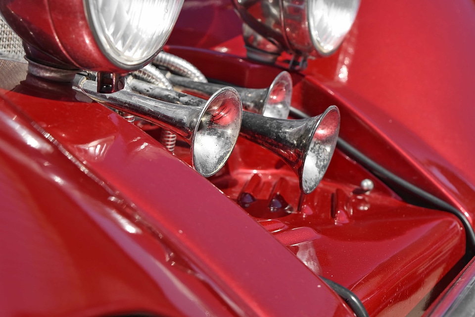 Headlight reflection car