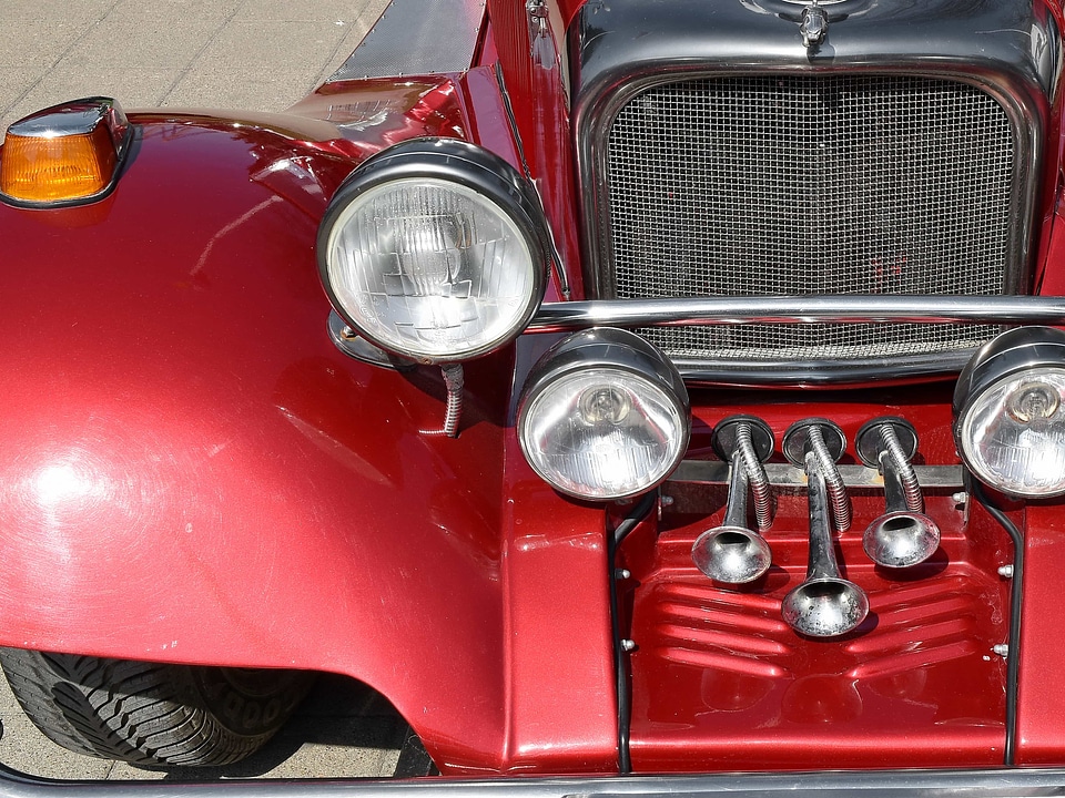 Luxury old fashioned red