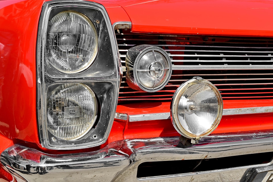 Metallic red shining