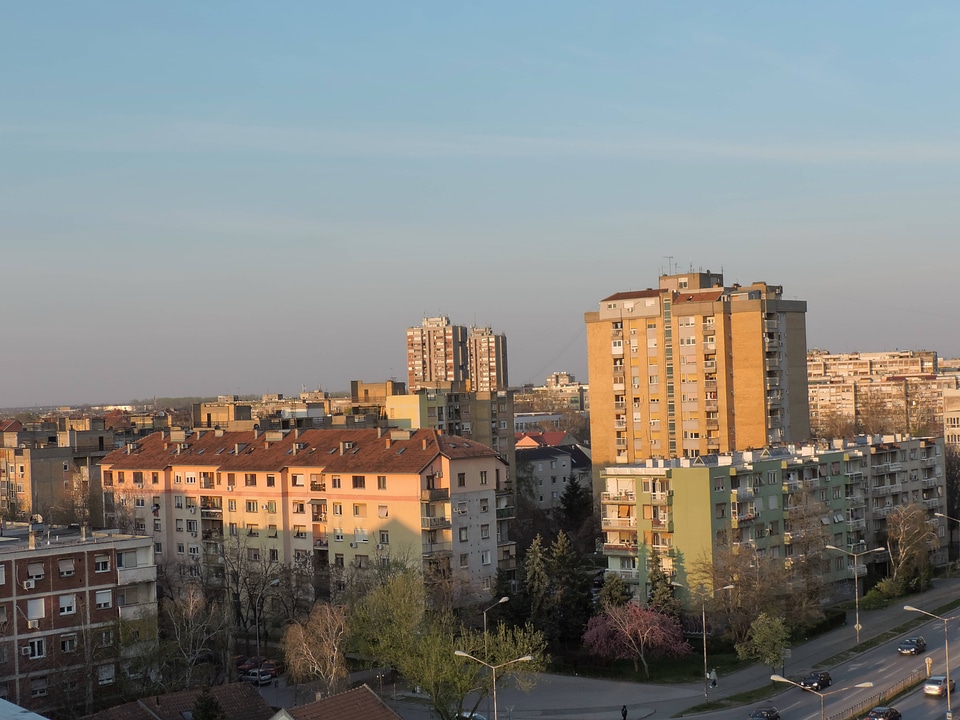 Serbia city architecture