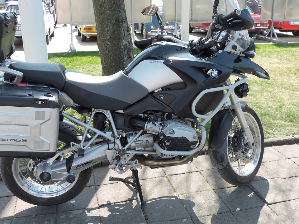Motorcycle parking lot bike