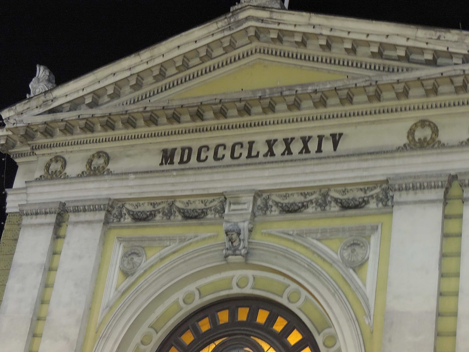 Capital City night railway station