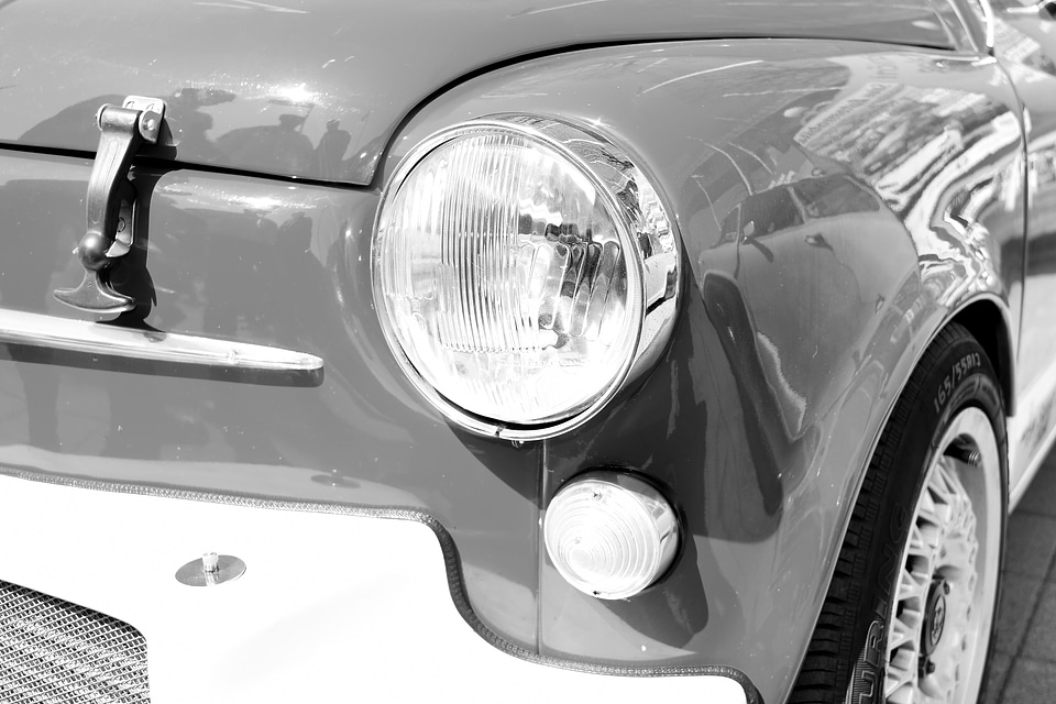 Black And White car nostalgia