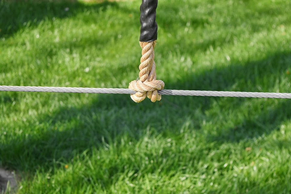 Rope stainless steel grass