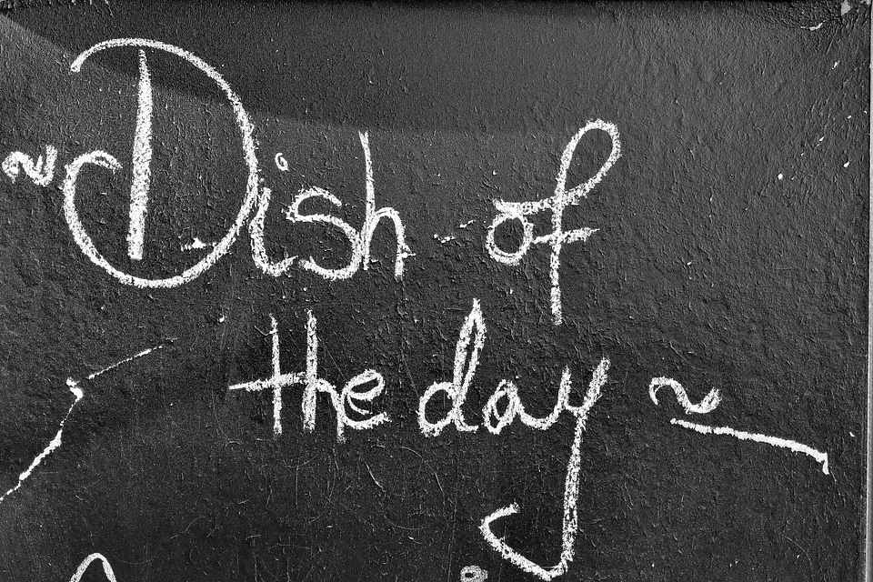 Blackboard chalk writing