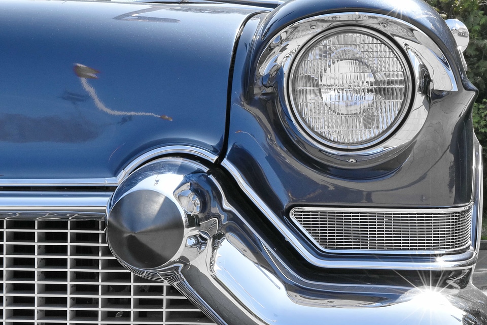 Chrome car vehicle