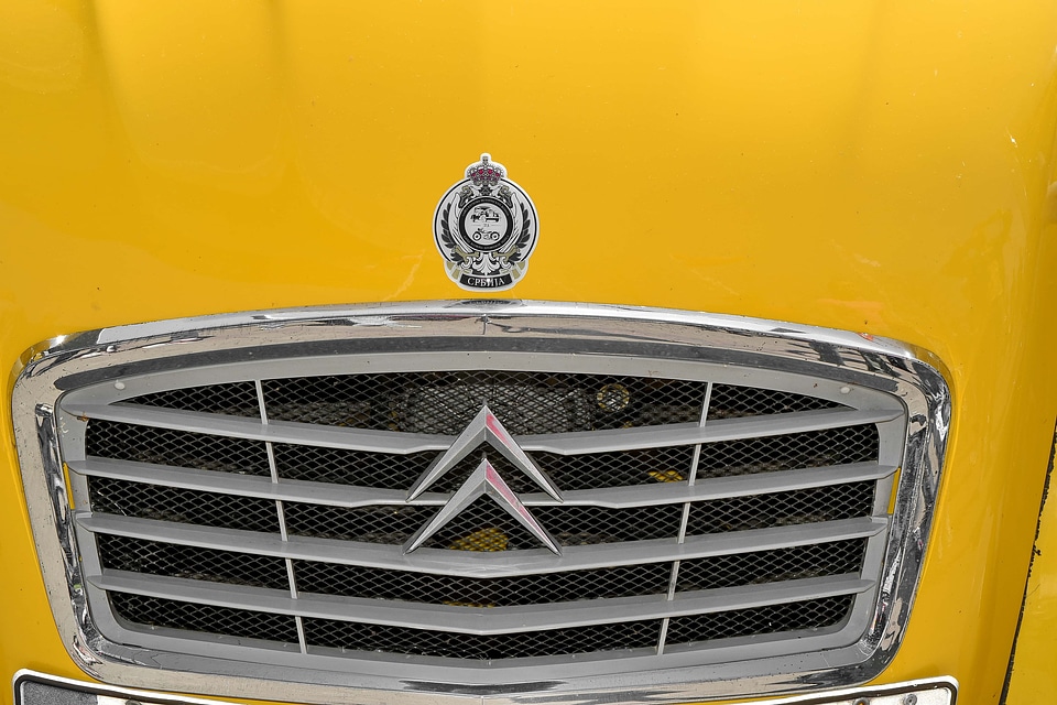 Automobile famous yellowish