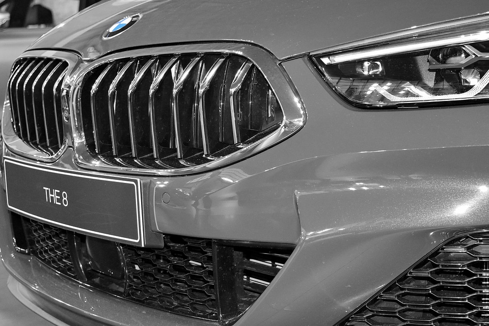 Black And White grey headlight