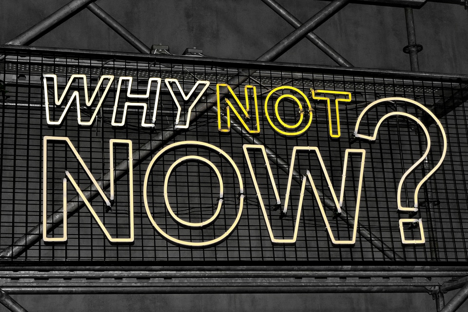 Neon question text