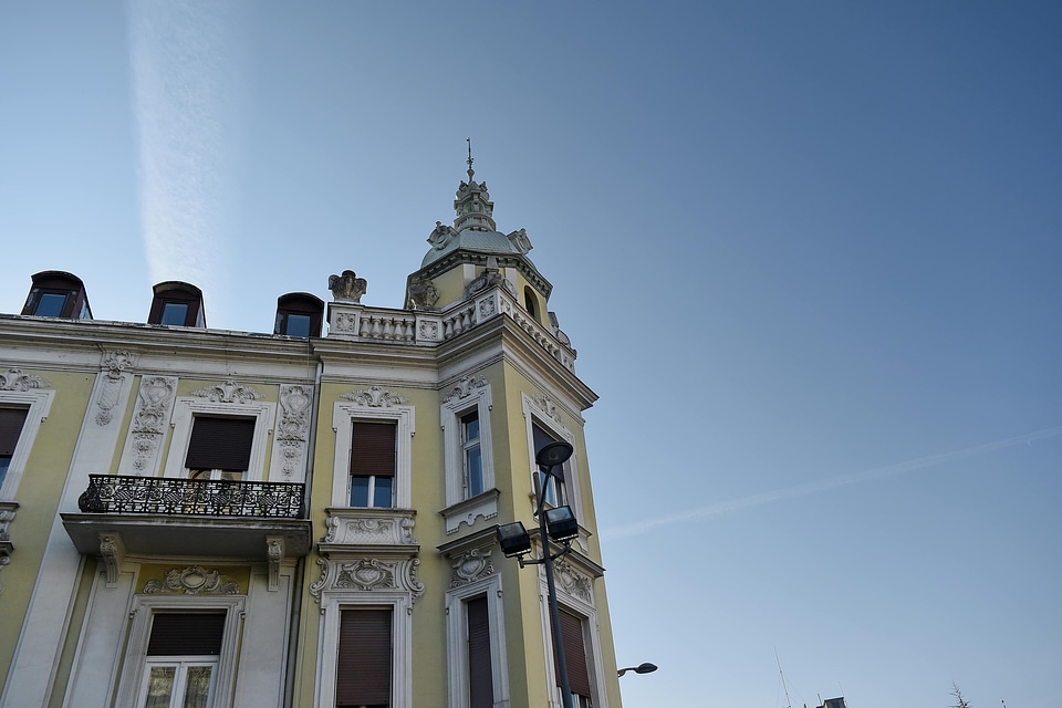 Facade building palace