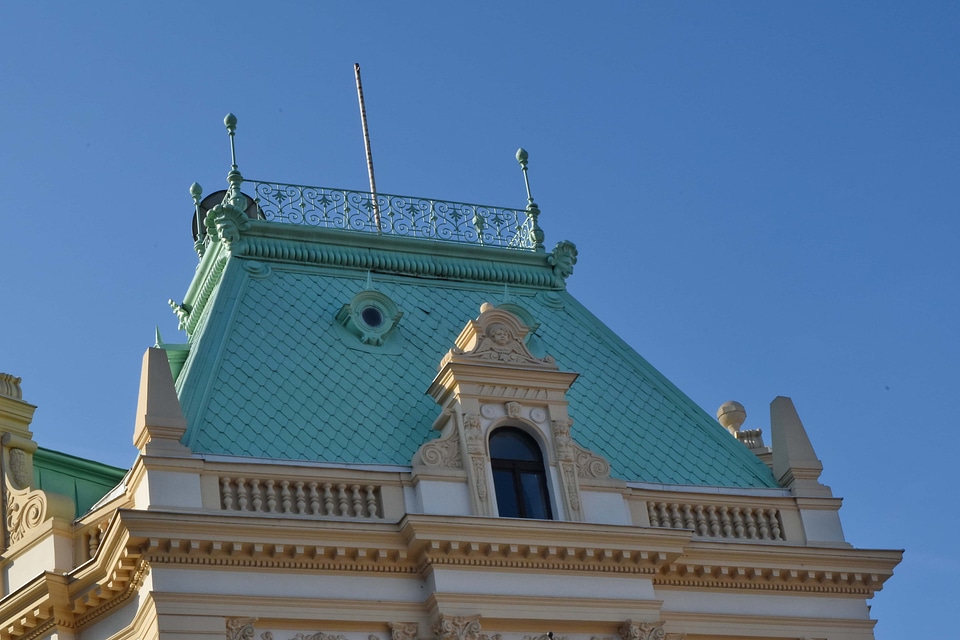 Baroque castle roof