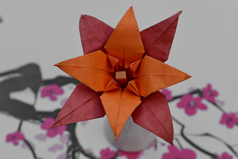 Decoration origami paper photo