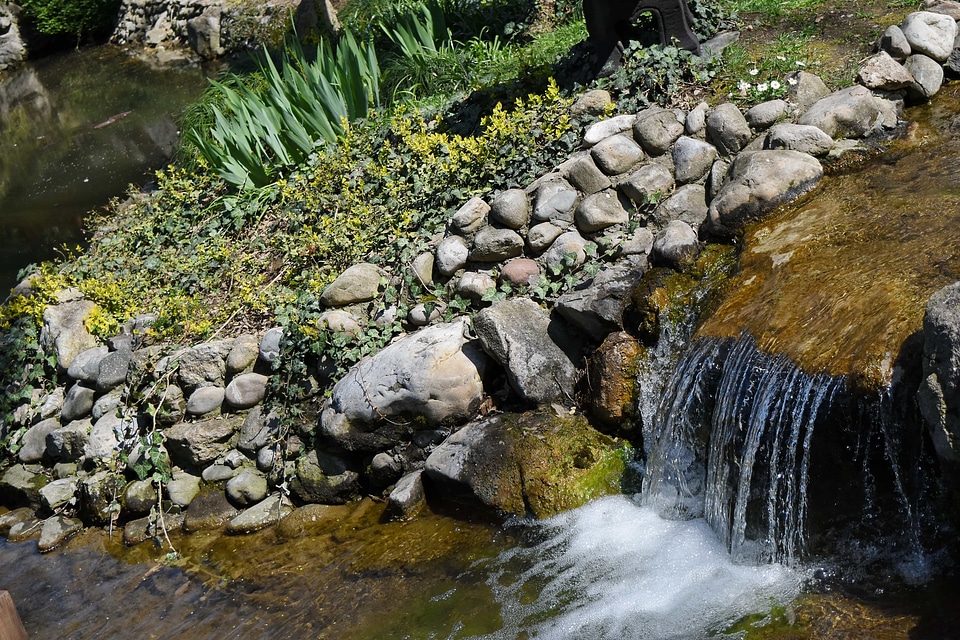 Garden river stone