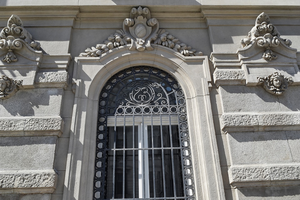 Capital City cast iron window