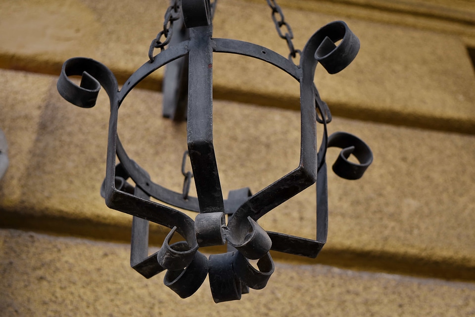 Cast Iron ornament wall