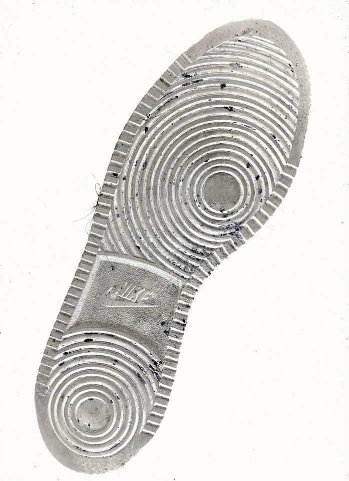 Footprint nike relief