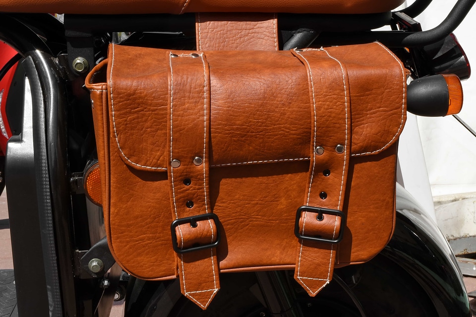 Motorbike luggage container