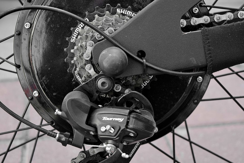 Chain gearshift wheel