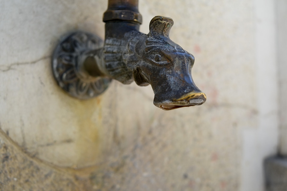 Decoration faucet sculpture