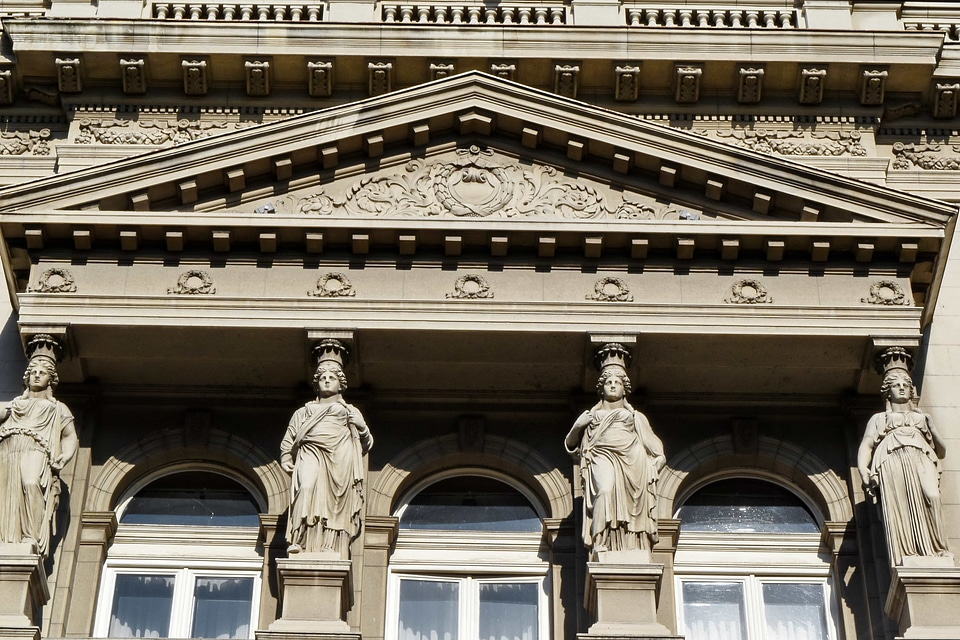 Baroque capital city facade