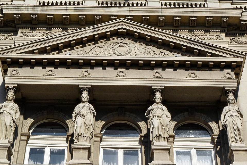 Baroque capital city facade photo