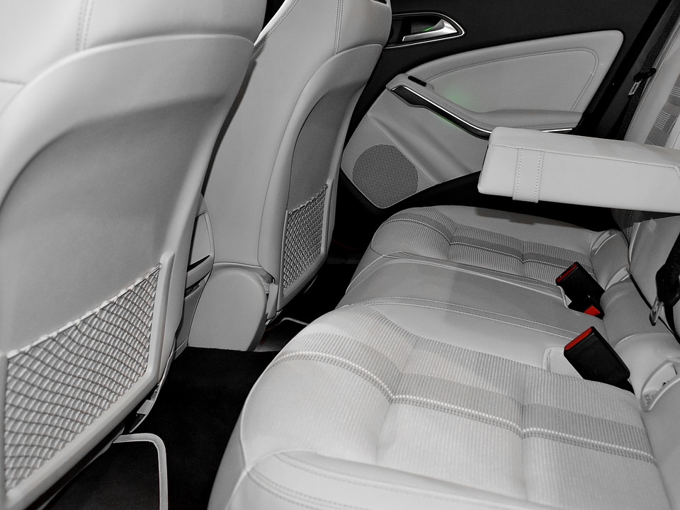 Black And White car seat elegant