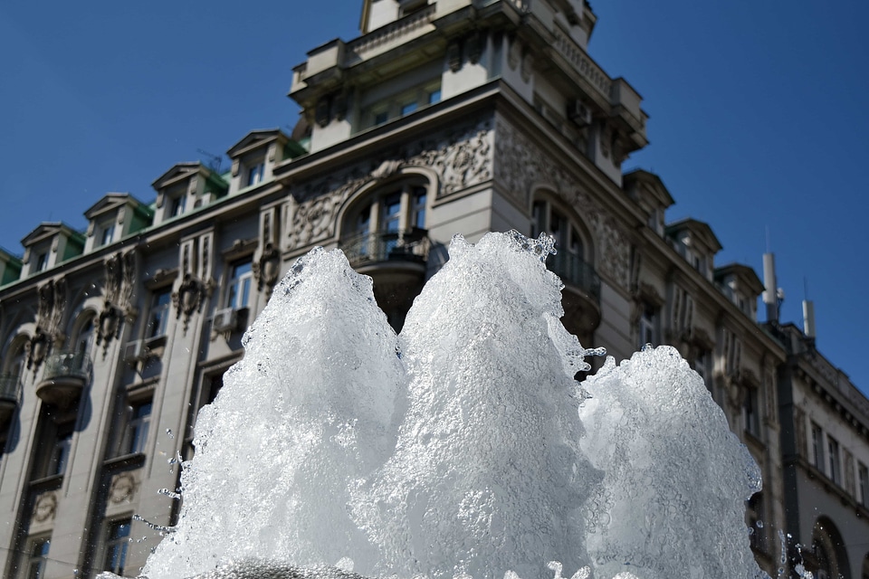 Capital City fountain water photo