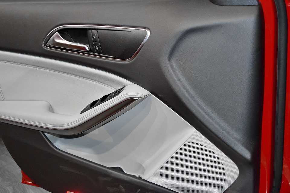 Automobile door interior decoration