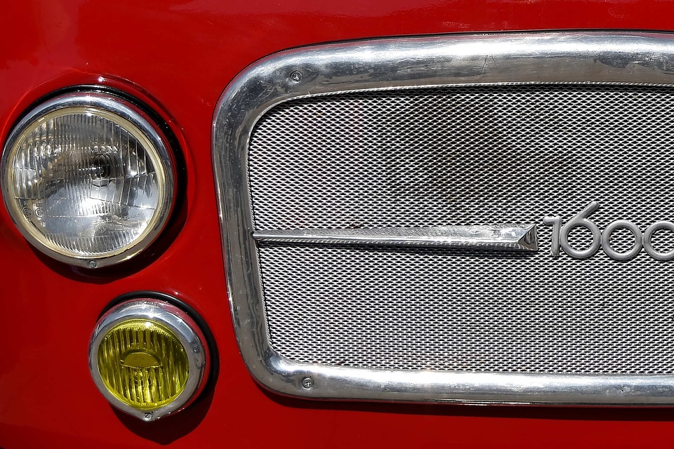 Chrome headlight metallic