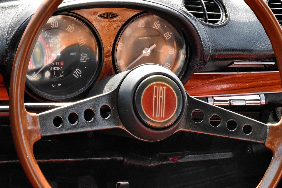 Dashboard interior decoration italian