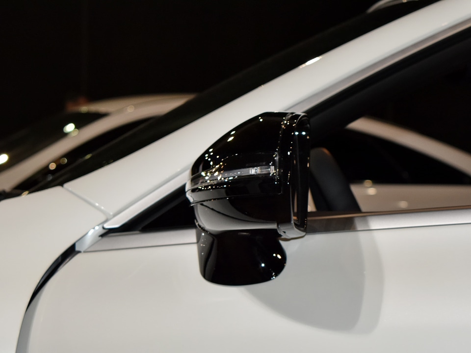 Mirror reflection car