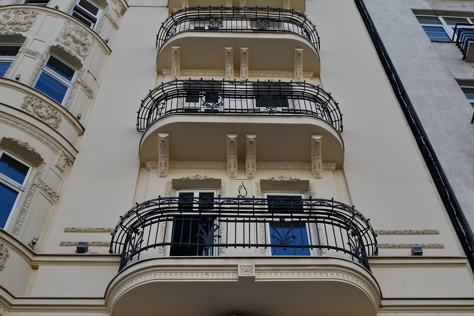 Architecture building balcony photo