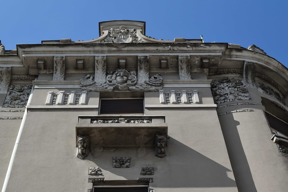 Balcony baroque architecture photo