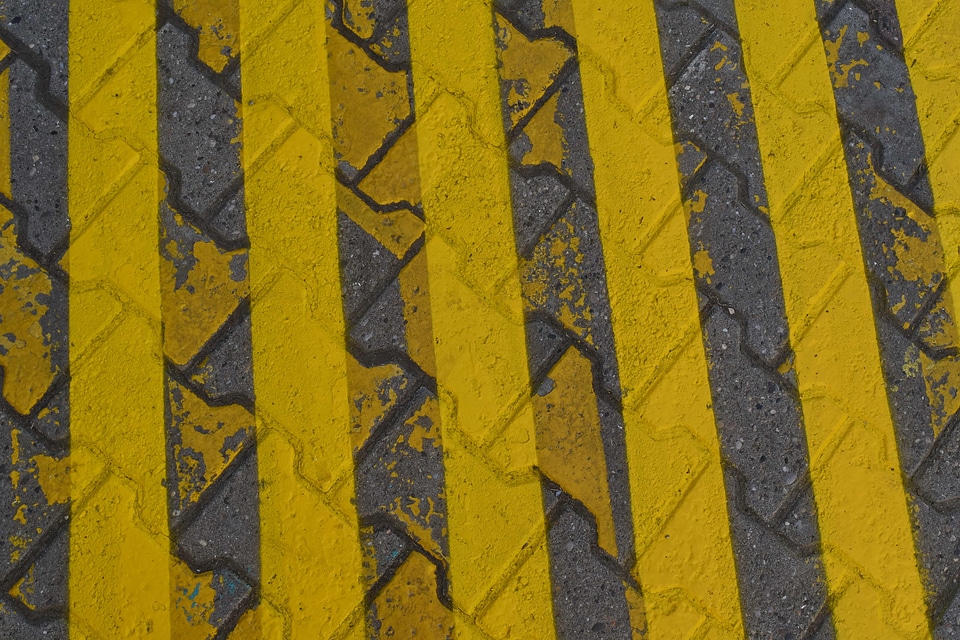 Asphalt yellow texture