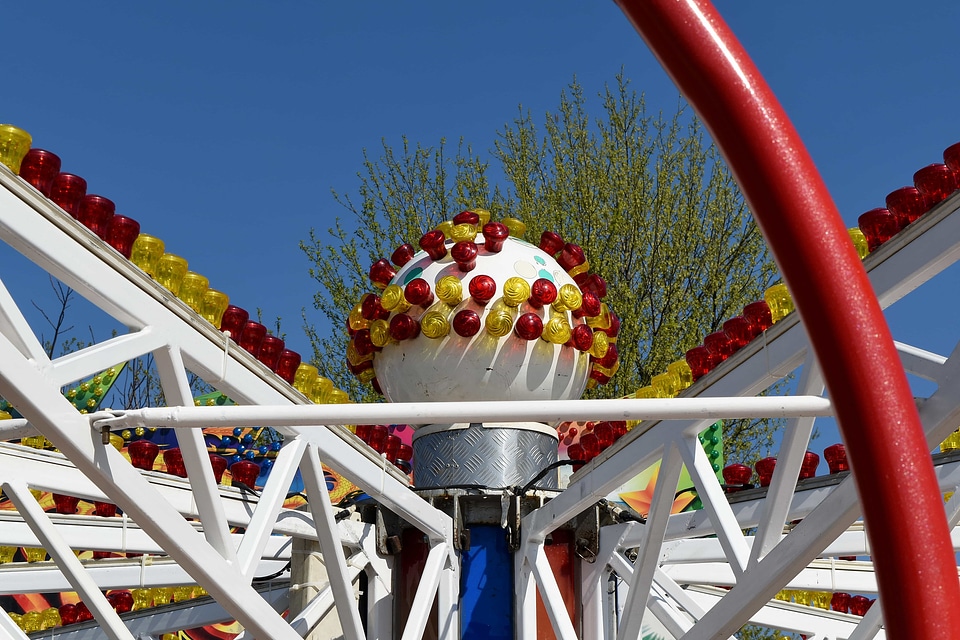 Construction carnival carousel