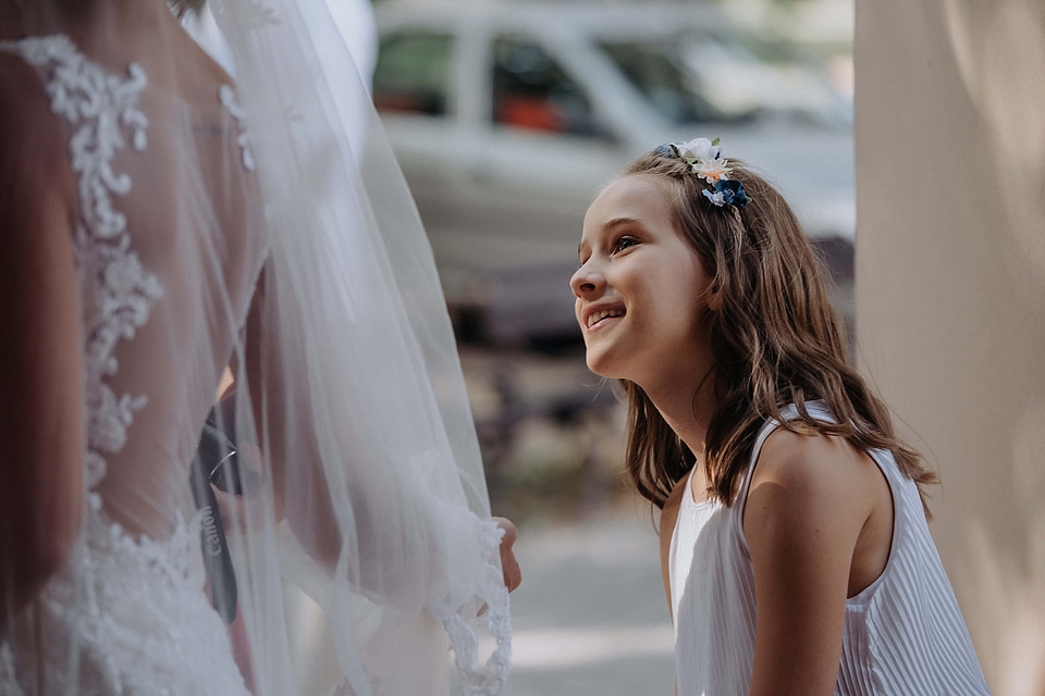 Pretty Girl exhilaration portrait