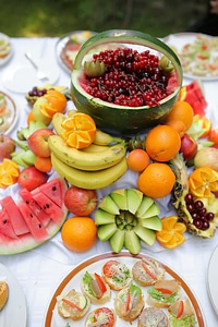 Cherries watermelon citrus