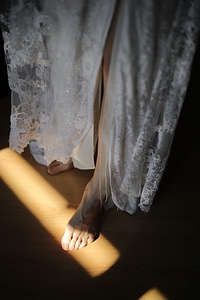 Foot barefoot woman photo