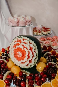 Carvings watermelon art