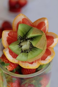 Kiwi fruit juice fruit cocktail photo