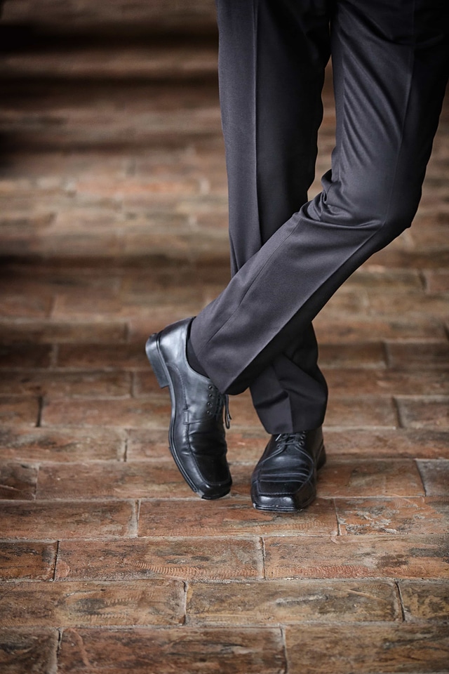 Black bricks businessman