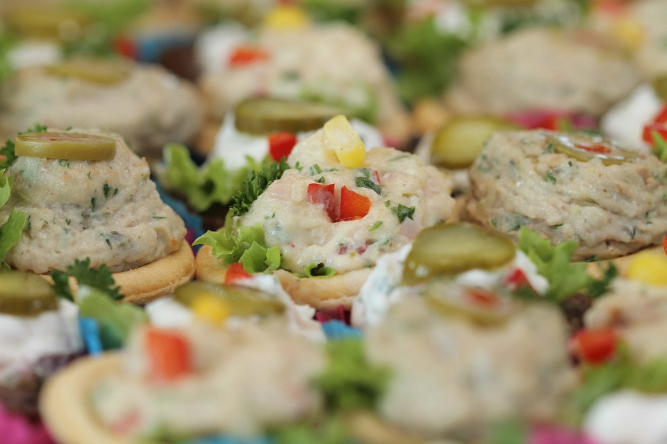 Appetizer banquet delicious
