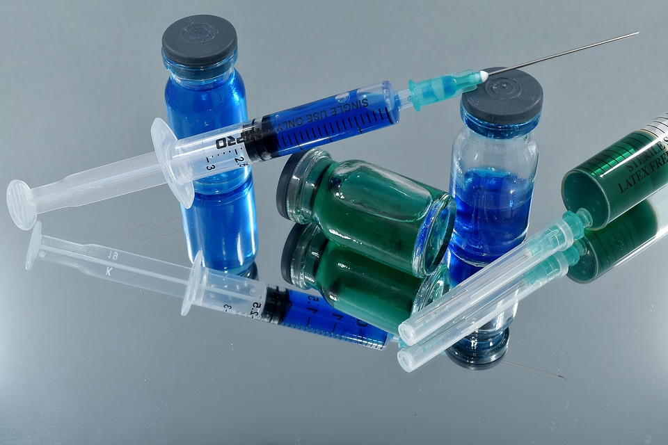 Anesthetic chemicals injection