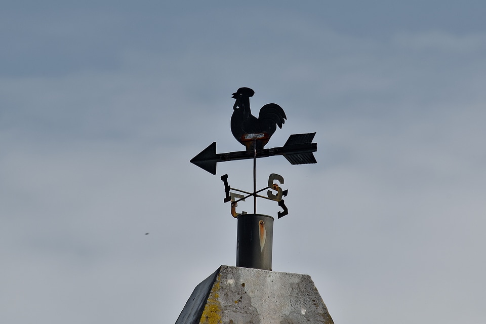 Cast Iron chimney rooster
