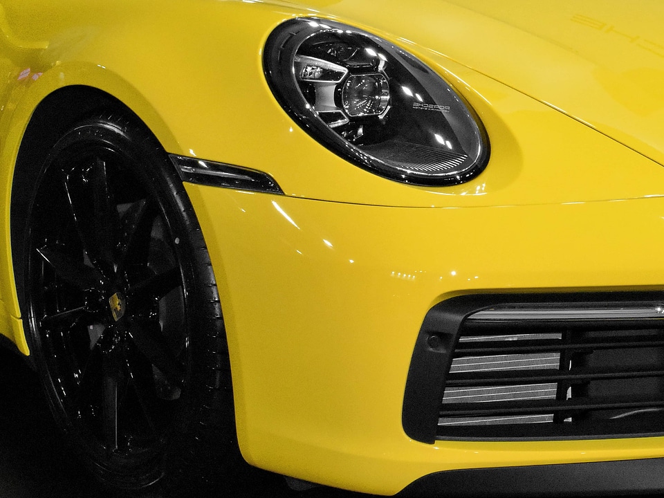 Headlight luxury car