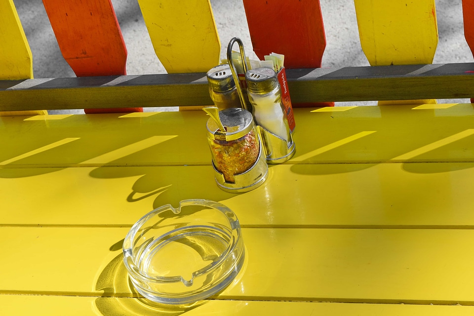Colourful fence object