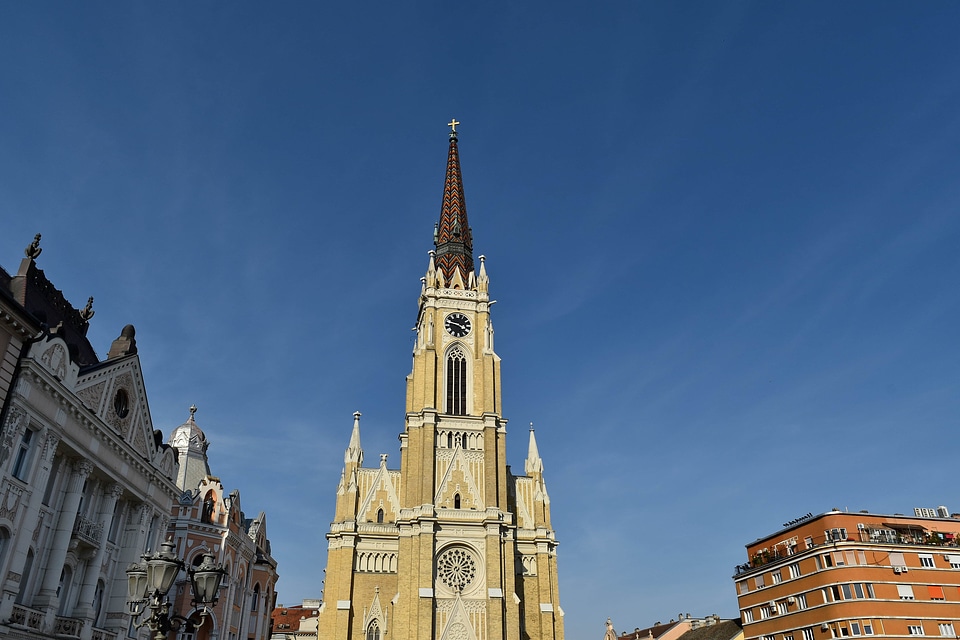 Downtown tourist attraction cathedral photo