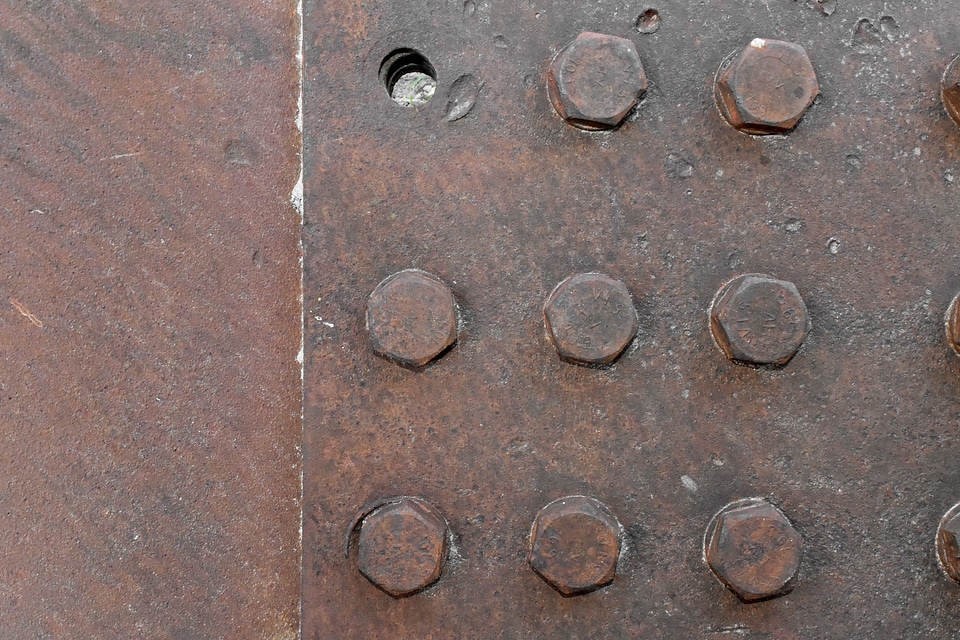 Rust steel surface